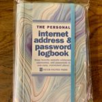 Peter Pauper Press ‘Agate’ Internet Password Logbook