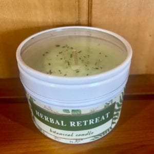 Wild Olive Herbal Retreat Tin Candle
