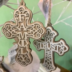 Heaven Sends Wooden Cross Family