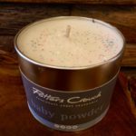 Potters Crouch Baby Powder Scented Candle in a Tin