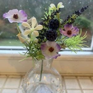 Grand Illusions Mini Wildflower Bouquet Pick, Lilac