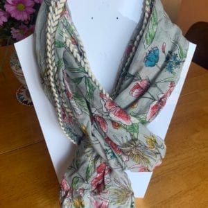 Quintessential Unfinished Florals Scarf