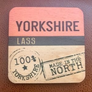 Wotmalike Yorkshire Lass Wooden Coaster