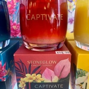 Stoneglow CAPTIVATE Cassis and Cherry Blossom Candle Tumbler