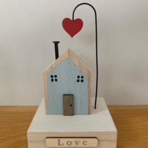 Transomnia ‘Heart & Home’ Wooden Decoration