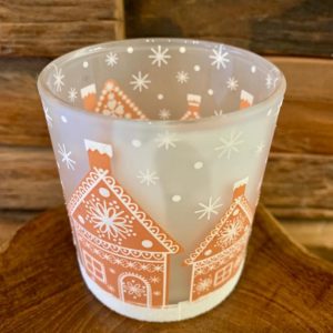 Gisela Graham Frosted Gingerbread House Glass Night-Lite
