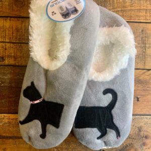 Snoozie Pairables ‘Black Cat’ Grey Small