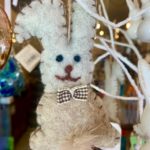 The Satchville Gift Co. Hanging Wool Rabbit