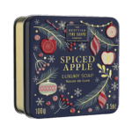 Scottish Fine Soaps Spiced Apple Baubles Soap in a Tin