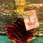 Ben’s Sugar Shack Pure Maple Syrup in 3.4 oz. Glass Leaf