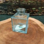 Chive Mini Square Bottle Blue Bud Vase
