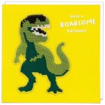 REDBACK CARDS – Have A Roarsome Birthday T-Rex Sequin Patch Card
