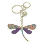 MISS MILLY – Purple Dragonfly Keyring
