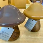 Gisela Graham Earthenware Bell Mushroom (Brown)