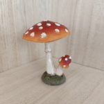 Gisela Graham Resin Toadstool Cluster Ornament (Dome duo)