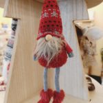 The Satchville Gift Co. Fabric Gonk with Red Hat and Dangly Legs (23cm)
