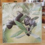 GISELA GRAHAM – Olive Print Paper Napkins (Pack of 20)